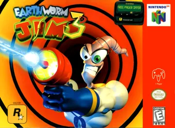 Earthworm Jim 3D (USA) box cover front